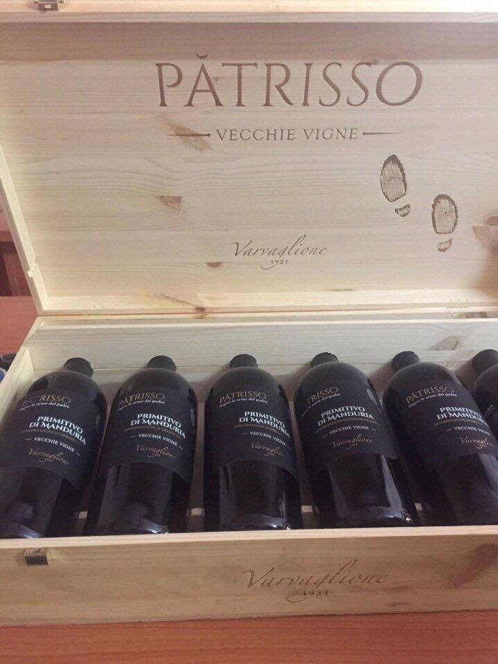 Rượu vang Ý thượng hạng Patrisso 18,5 độ 