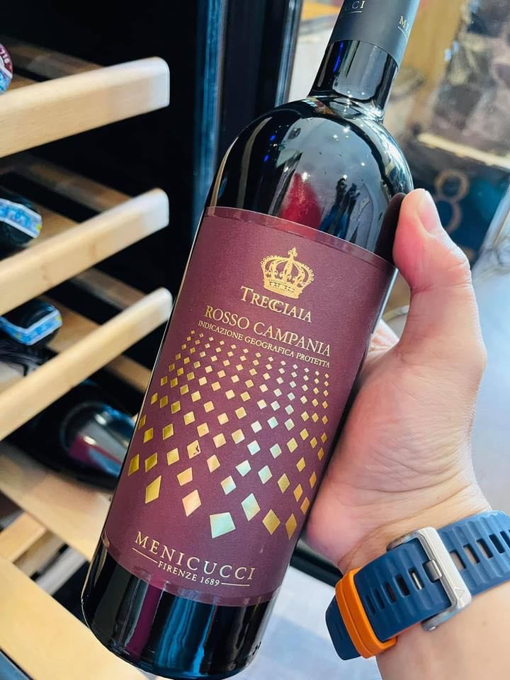 Rượu Vang Ý Treccieie Rosso Campania IGP